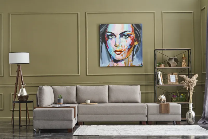 Algeria Sovesofa m. Divan 4-seters 140x190 - Krem - Møbler - Sofaer - Sovesofaer