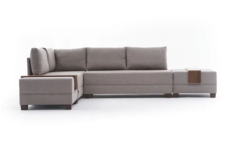 Algeria Sovesofa m. Divan 4-seters 140x190 - Krem - Møbler - Sofaer - Sovesofaer