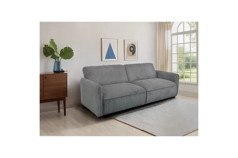 Alicia Sovesofa 3-seter - Grå - Møbler - Sofaer - Sovesofaer