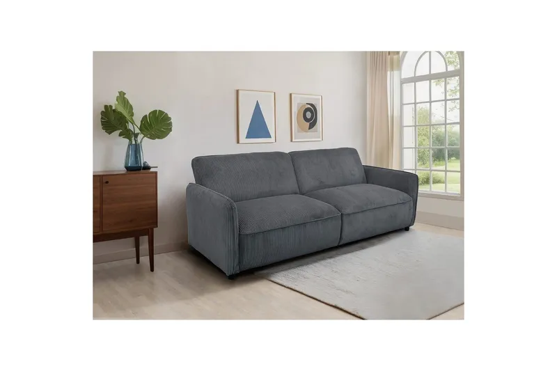 Alicia Sovesofa 3-seter - Grå - Møbler - Sofaer - Sovesofaer