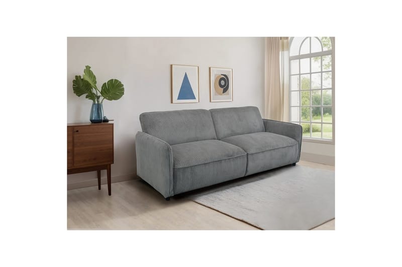 Alicia Sovesofa 3-seter - Grå - Møbler - Sofaer - Sovesofaer