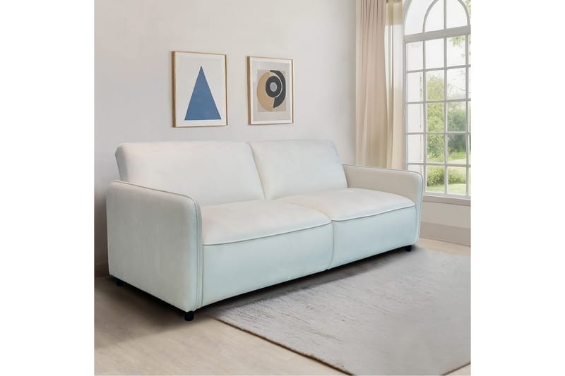Alicia Sovesofa 3-seter - Hvit - Møbler - Sofaer - Sovesofaer