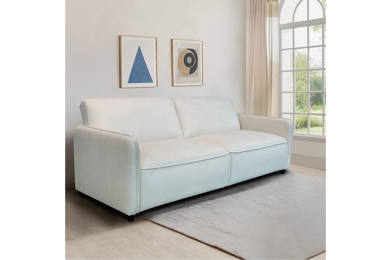 Alicia Sovesofa 3-seter - Hvit - Møbler - Sofaer - Sovesofaer