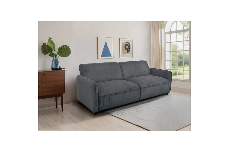 Alicia Sovesofa 3-seters - Grå - Møbler - Sofaer - Sovesofaer