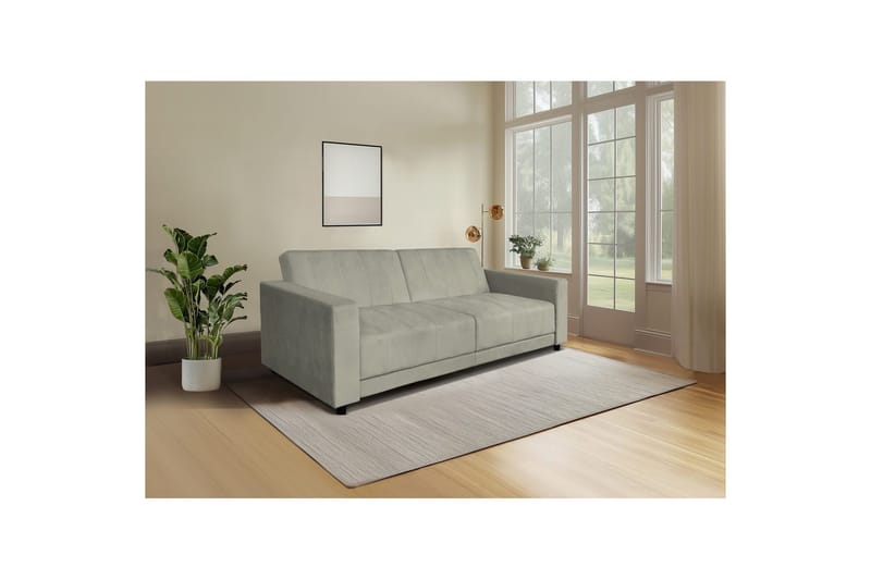 Allie Sovesofa 3-seter - Grå - Møbler - Sofaer - Sovesofaer