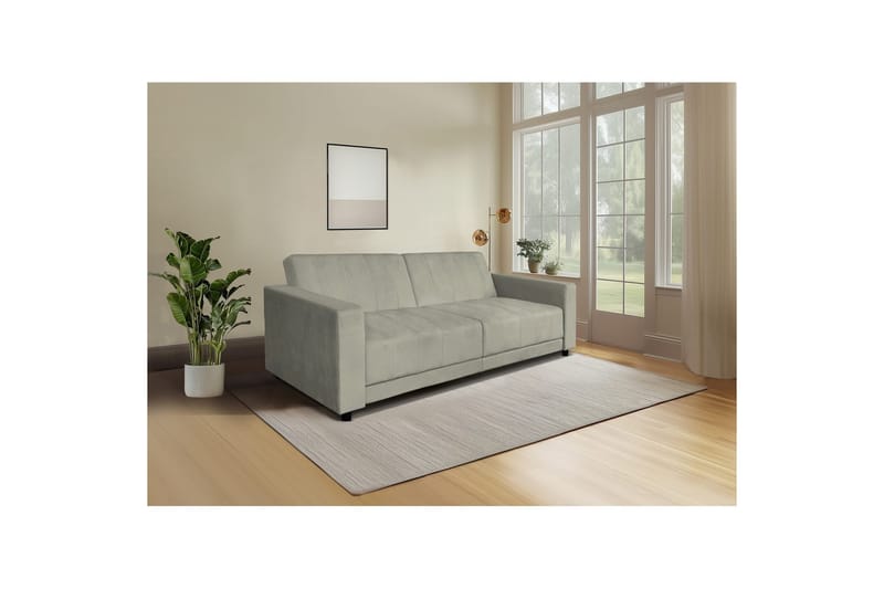 Allie Sovesofa 3-seter - Grå - Møbler - Sofaer - Sovesofaer