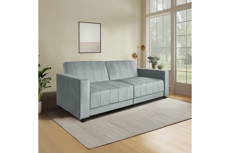 Allie Sovesofa 3-seter - Grå - Møbler - Sofaer - Sovesofaer