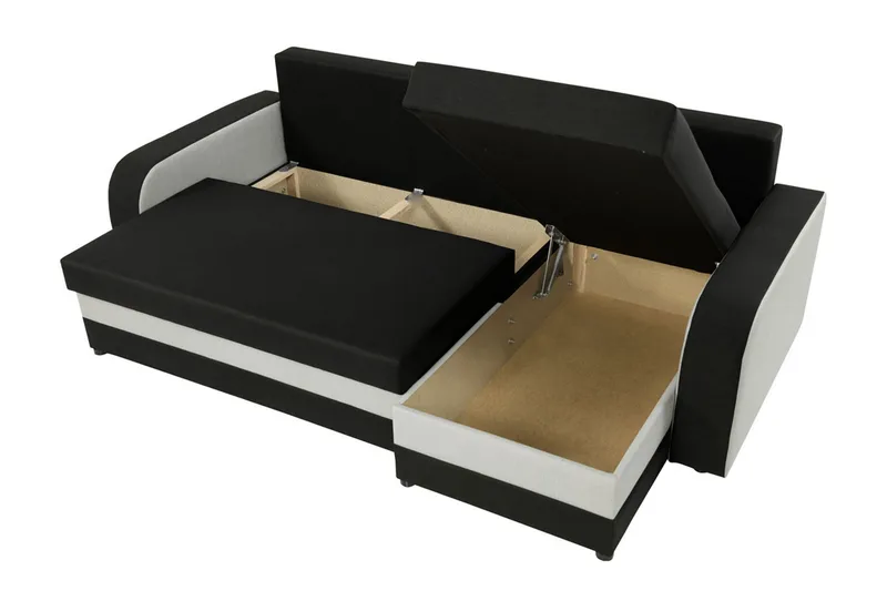 Alvared 3-seters Hjørnesovesofa Universal - Beige/Brun - Møbler - Sofaer - Sovesofaer