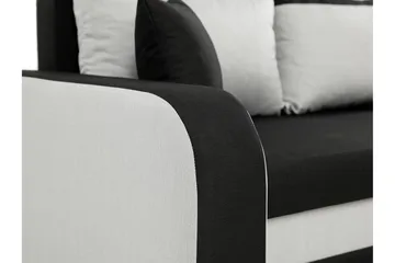 Alvared 3-seters Hjørnesovesofa Universal - Blå/Hvit - Møbler - Sofaer - Sovesofaer