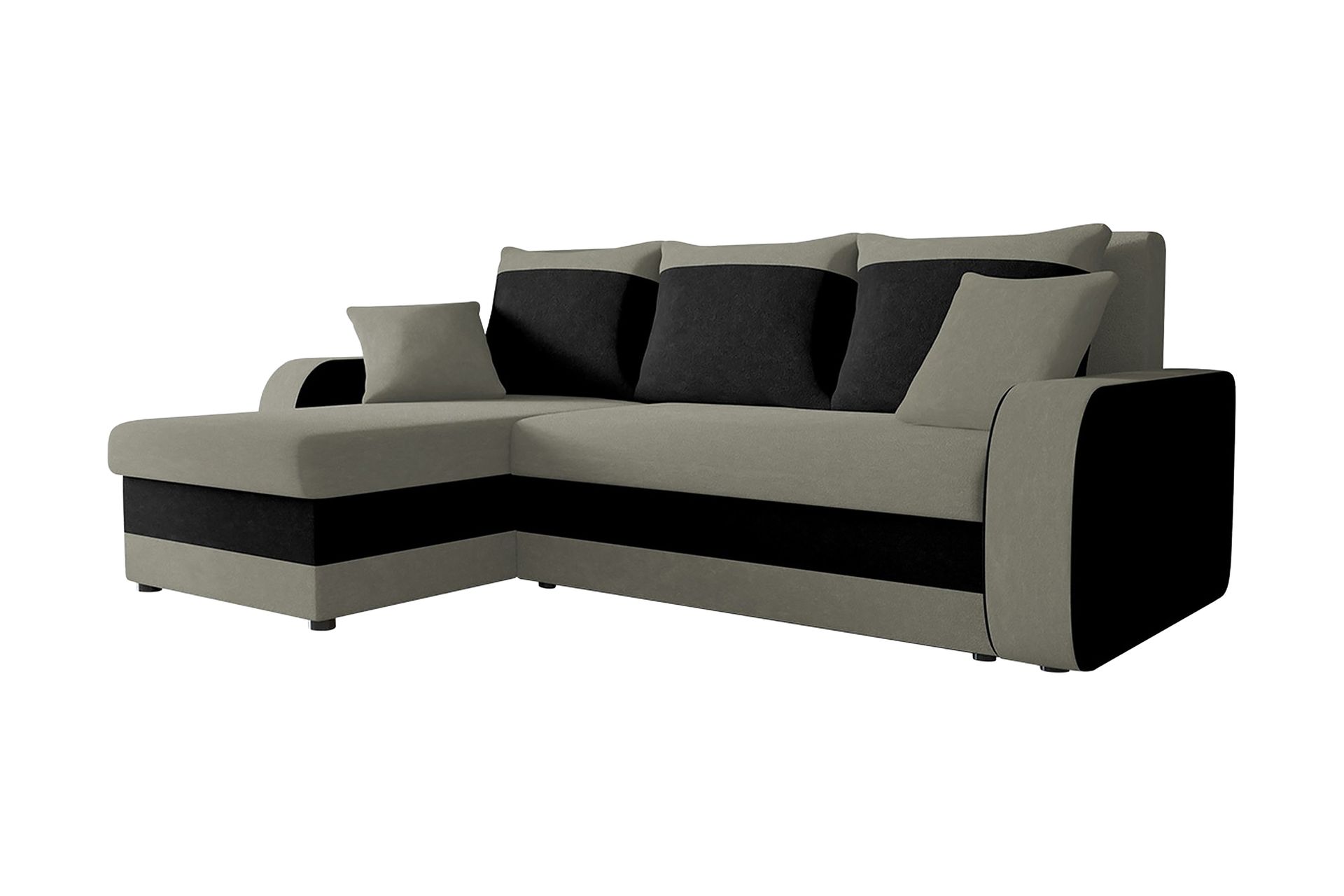 Alvared 3-seters Hjørnesovesofa Universal - Grå - Møbler - Sofaer - Sovesofaer