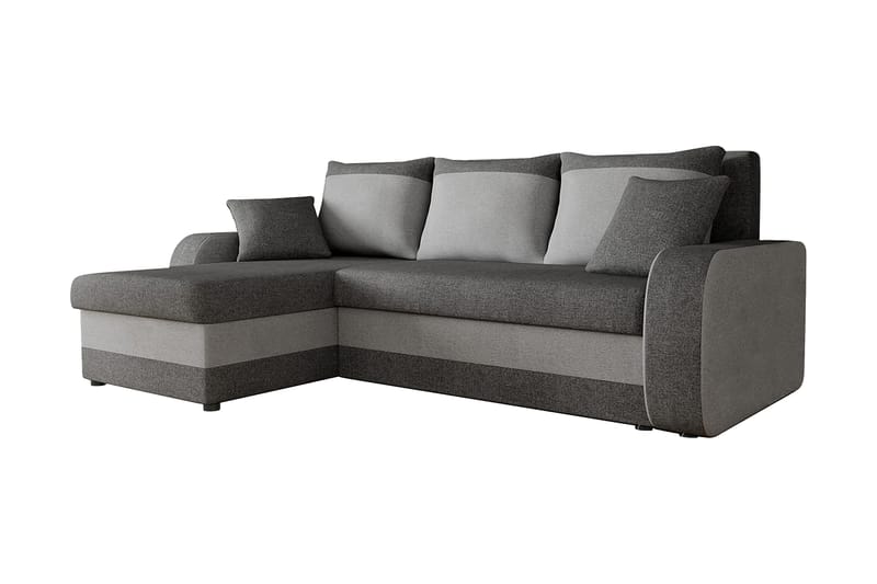 Alvared 3-seters Hjørnesovesofa Universal - Grå - Møbler - Sofaer - Sovesofaer