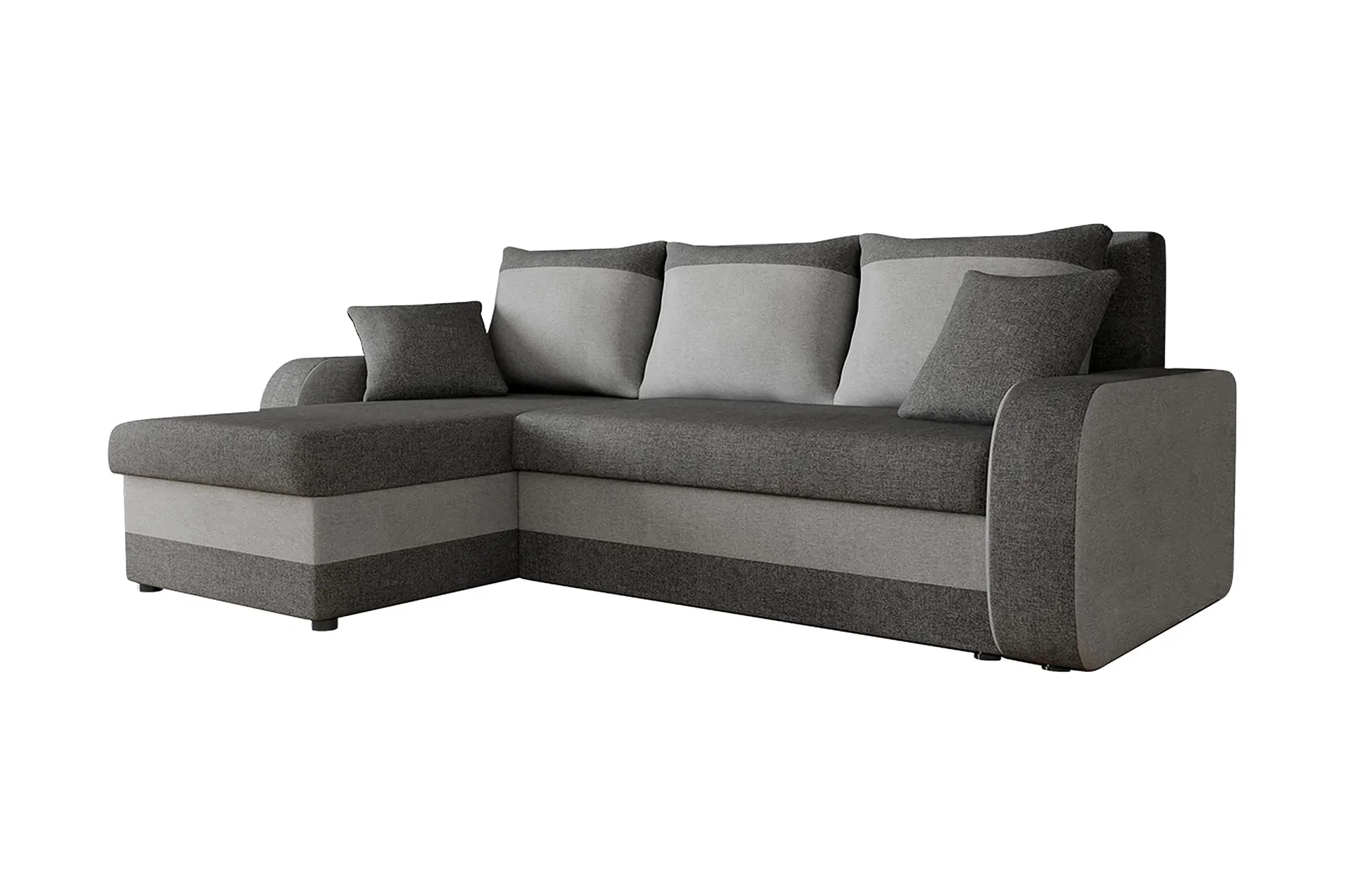 Alvared 3-seters Hjørnesovesofa Universal - Grå
