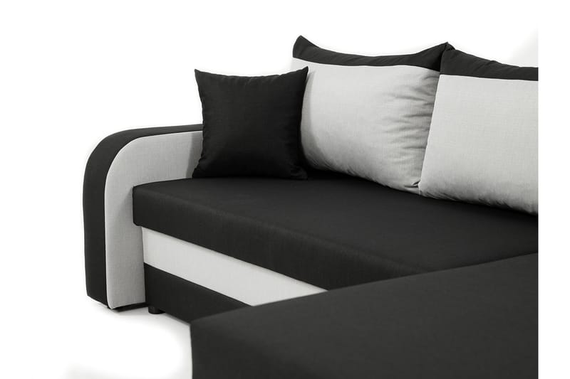 Alvared 3-seters Hjørnesovesofa Universal - Grå/Hvit - Møbler - Sofaer - Sovesofaer