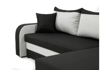 Alvared 3-seters Hjørnesovesofa Universal - Grå/Hvit - Møbler - Sofaer - Sovesofaer