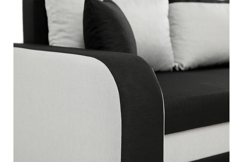 Alvared 3-seters Hjørnesovesofa Universal - Hvit/Rød - Møbler - Sofaer - Sovesofaer