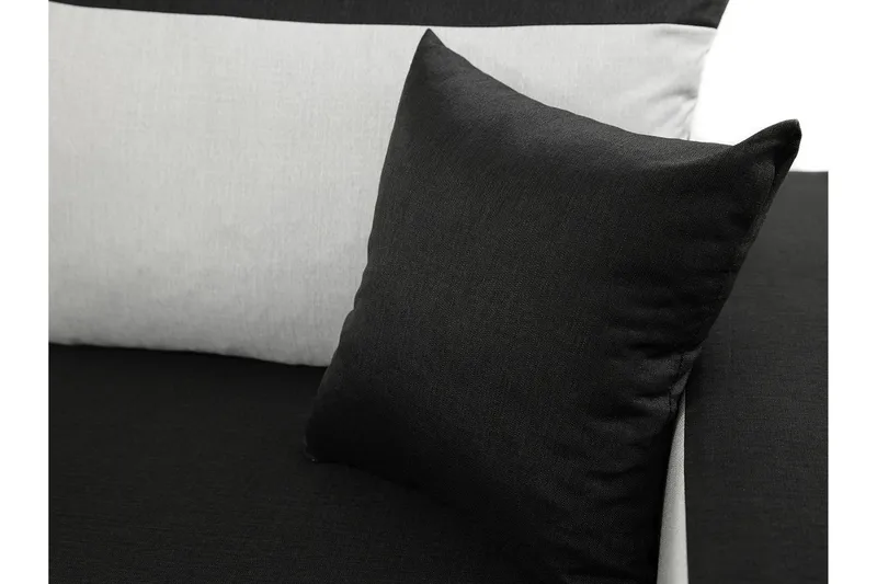 Alvared 3-seters Hjørnesovesofa Universal - Hvit/Rød - Møbler - Sofaer - Sovesofaer