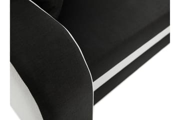 Alvared 3-seters Hjørnesovesofa Universal - Lysegrå/Svart - Møbler - Sofaer - Sovesofaer
