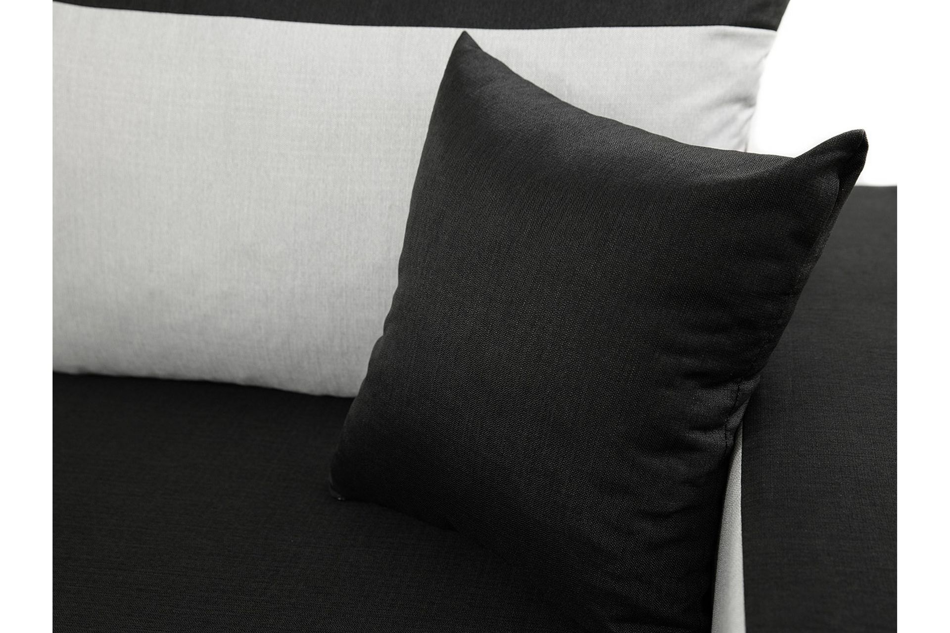Alvared 3-seters Hjørnesovesofa Universal - Lysegrå/Svart - Møbler - Sofaer - Sovesofaer