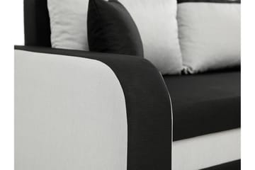 Alvared 3-seters Hjørnesovesofa Universal - Lysegrå/Svart - Møbler - Sofaer - Sovesofaer