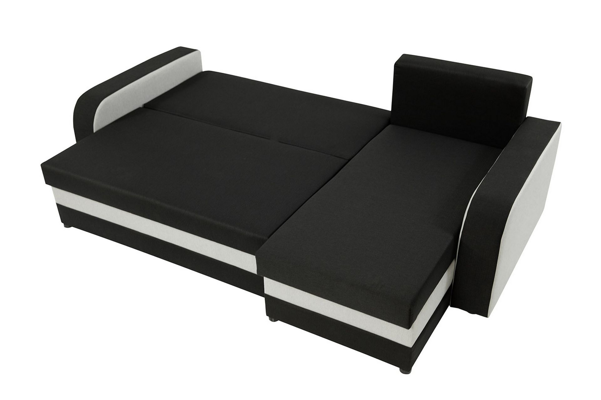 Alvared 3-seters Hjørnesovesofa Universal - Lysegrå/Svart - Møbler - Sofaer - Sovesofaer