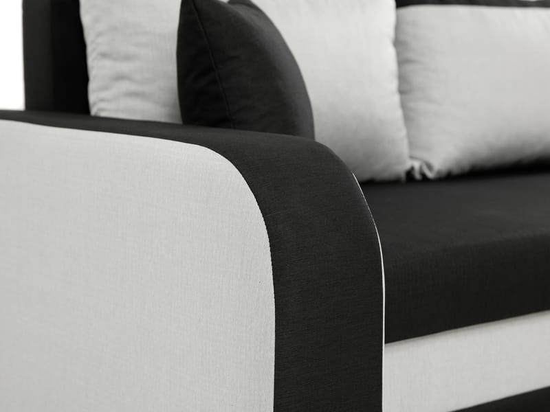 Alvared 3-seters sovesofa med divan venstre - Mørk beige - Møbler - Sofaer - Sovesofaer