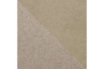 Alvared 4-seters Sovesofa med Dobbeldivan med Oppbevaring - Fløyel/Beige - Møbler - Sofaer - Sovesofaer