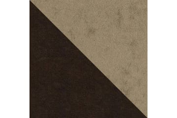 Alvared 4-seters Sovesofa med Dobbeldivan med Oppbevaring - Fløyel/Brun/Beige - Møbler - Sofaer - Sovesofaer