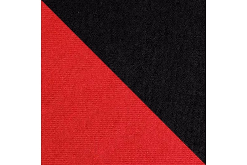 Alvared 4-seters Sovesofa med Dobbeldivan med Oppbevaring - Rød/Svart - Møbler - Sofaer - Sovesofaer