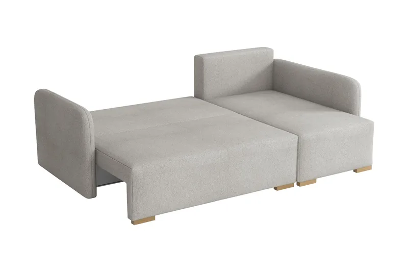 Amelus Sovesofa Med 4-Seters Divan - Hvit - Møbler - Sofaer - Sovesofaer