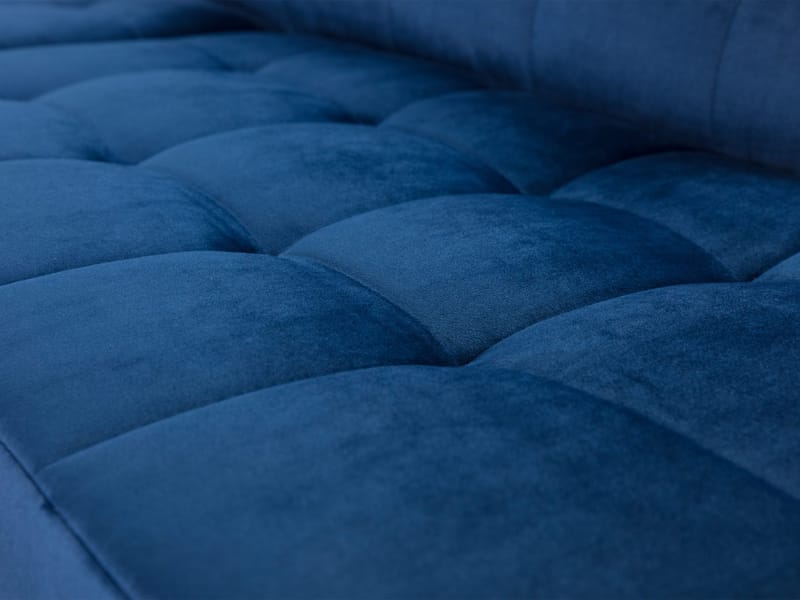 Amshyttan Sovesofa med sjeselong 4-seter - Blå - Møbler - Sofaer - Sovesofaer