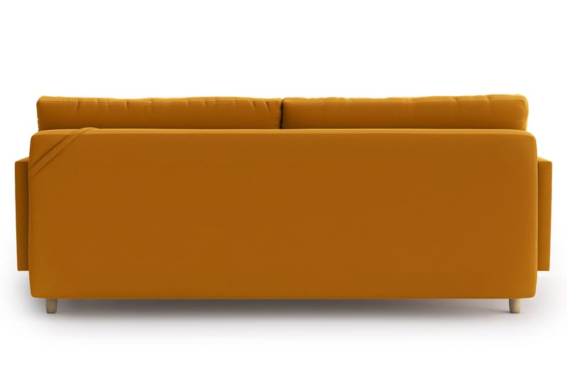 Amyssa 3-seter Sovesofa - Gul - Møbler - Sofaer - Sovesofaer