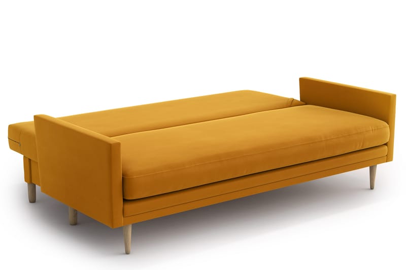 Amyssa 3-seter Sovesofa - Gul - Møbler - Sofaer - Sovesofaer