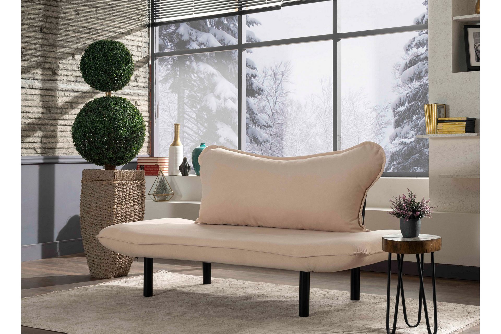 Annabelle Sovesofa 2-seter - Beige - Møbler - Sofaer - Sovesofaer