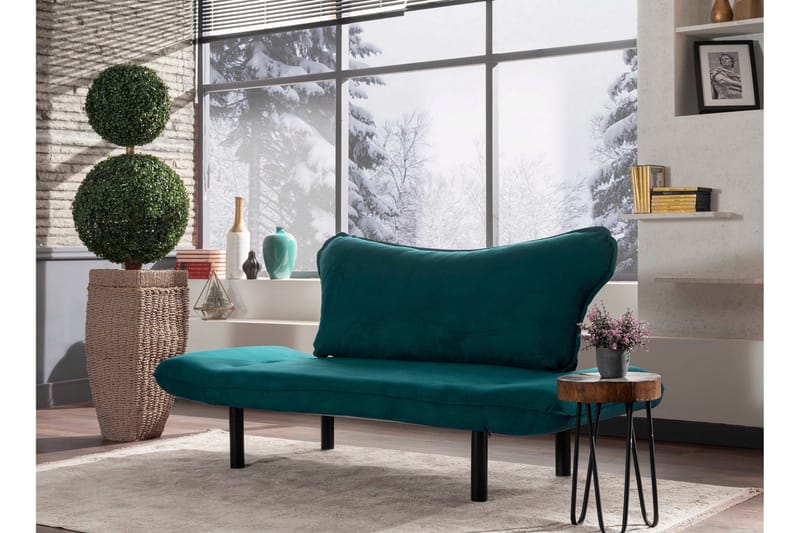 Annabelle Sovesofa 2-seter - Blågrønn - Møbler - Sofaer - Sovesofaer
