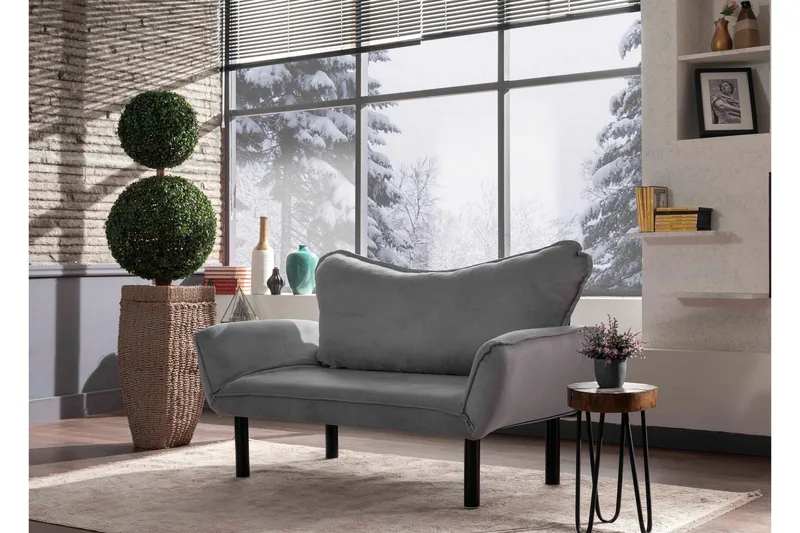 Annabelle Sovesofa 2-seter - Grå - Møbler - Sofaer - Sovesofaer