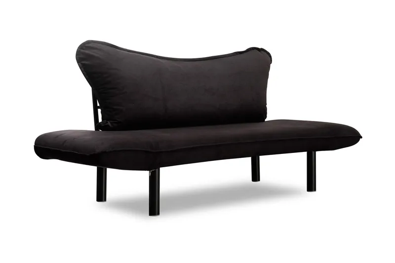 Annabelle Sovesofa 2-seter - Svart - Møbler - Sofaer - Sovesofaer