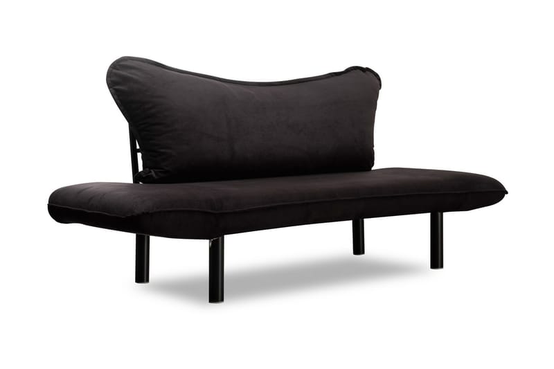 Annabelle Sovesofa 2-seter - Svart - Møbler - Sofaer - Sovesofaer