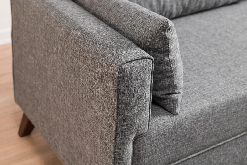Antigua 3-seter Sovesofa 150x190 cm i Stoff - Grå - Møbler - Sofaer - Sovesofaer