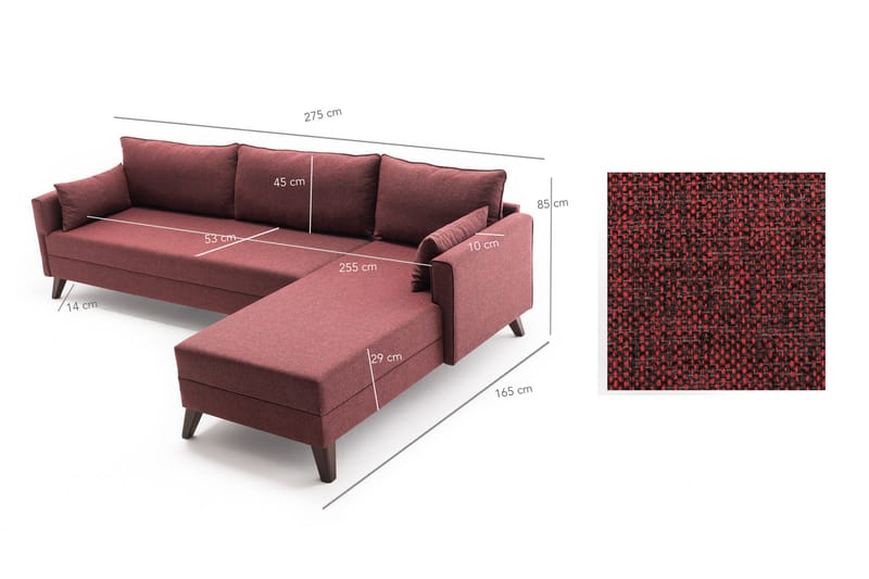 Antigua Sovesofa Høyre - Møbler - Sofaer - Sovesofaer