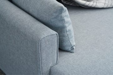 Antigua Sovesofa med Divan Høyre - Blå/Brun - Møbler - Sofaer - Sovesofaer