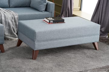 Antigua Sovesofa med Divan Høyre - Blå/Brun - Møbler - Sofaer - Sovesofaer
