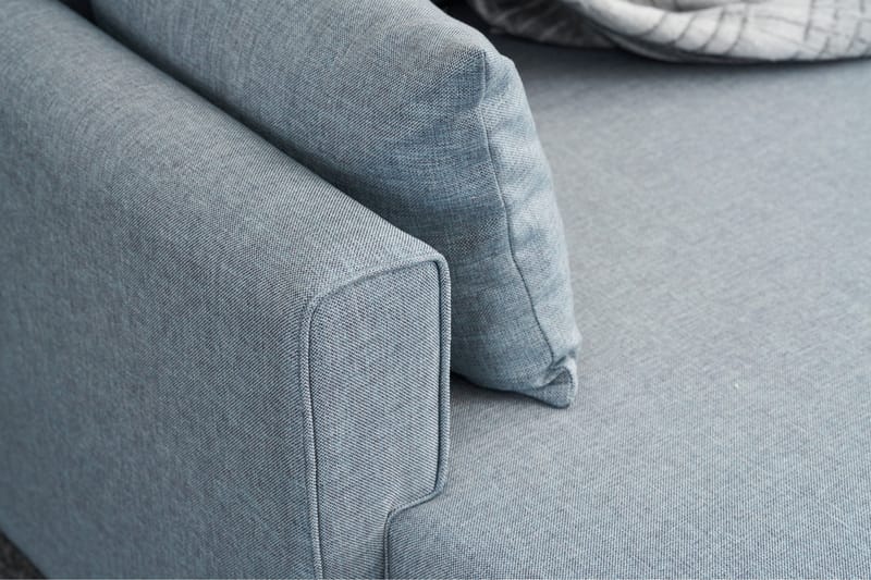 Antigua Sovesofa med Divan Venstre - Blå/Brun - Møbler - Sofaer - Sovesofaer