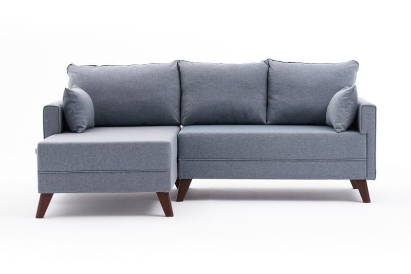 Antigua Sovesofa med Divan Venstre - Blå/Brun - Møbler - Sofaer - Sovesofaer
