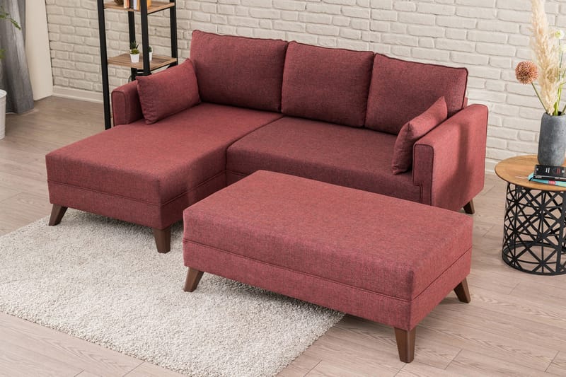 Antigua Sovesofa Venstre - Sofa med sjeselong - 4 seters sofa med divan