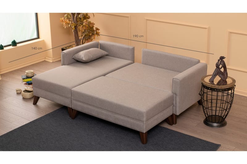 Antigua Sovesofa Venstre - Møbler - Sofaer - Sofa med sjeselong - 4 seters sofa med divan