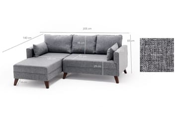 Antigua Sovesofa Venstre - Møbler - Sofaer - Sovesofaer - Sovesofa divan