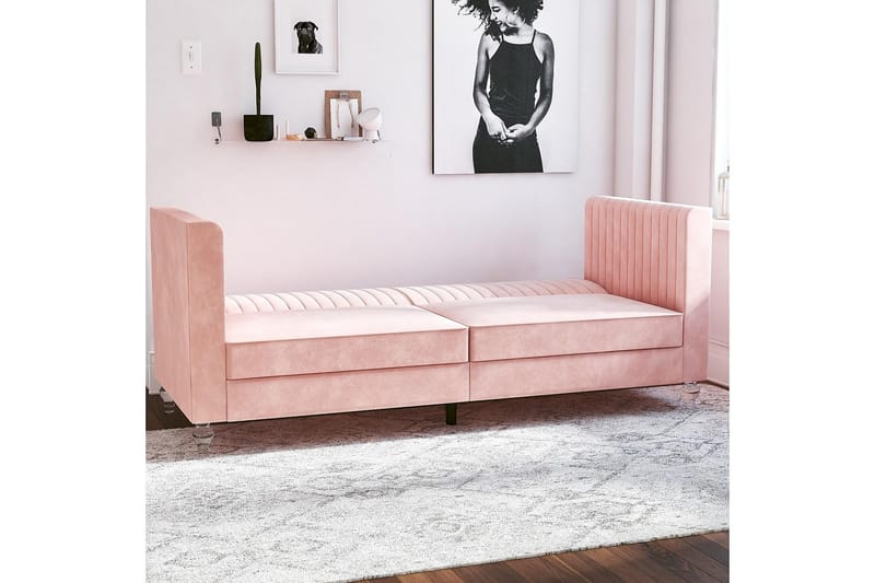 Arabelle Sovesofa Rosa - CosmoLiving - Møbler - Sofaer - Sovesofaer