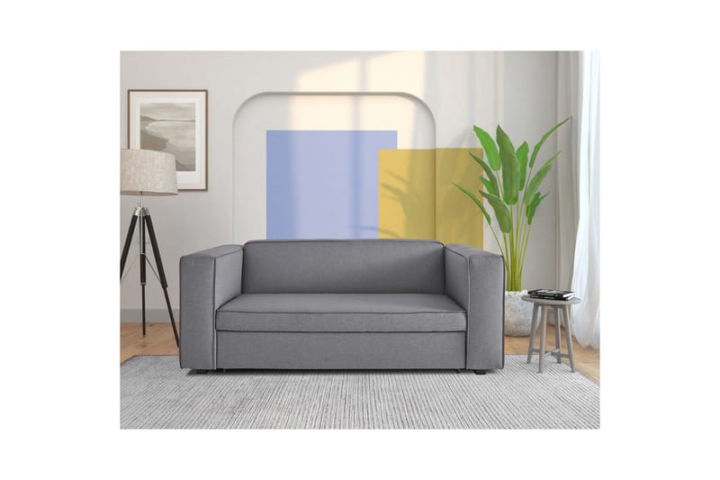 Asmund Sovesofa 3-seter - Grå - Møbler - Sofaer - Sovesofaer
