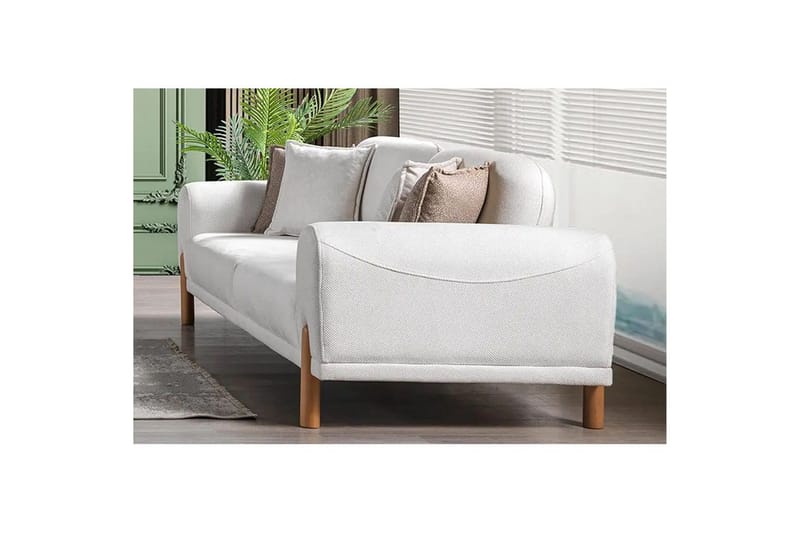 Astran Sovesofa 3-seter - Kremhvit - Møbler - Sofaer - Sovesofaer