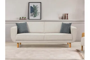 Austen 3-seters Sovesofa - Krem - Møbler - Sofaer - Sovesofaer